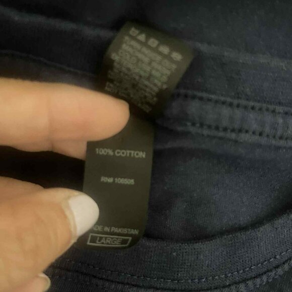 ORLANDO FLORIDA MEN BLUE TEE SHIRT SIZE LARGE 100%‎ COTTON - Picture 5 of 5